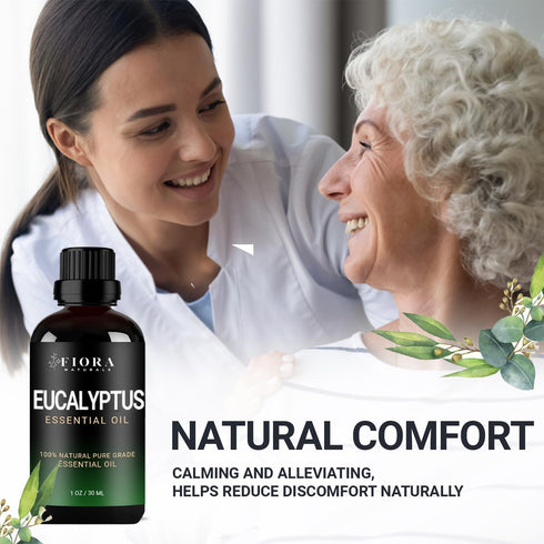 Eucalyptus Essential Oil - 100% Pure Eucalyptus Oil for Diffuser, Humidifier, Sinus, Cold, and Aromatherapy - Natural Oil for Skin, Hair, Scalp an...