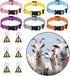 6 Sets Goat Collars with Bells Horse Sheep Grazing Bells Adjustable Nylon Dog Bell Collar with Quick Release Buckle Anti Lost Pet Collar with Copp...