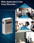 Digital Voice Recorder Cube, Voice Activated Noise Cancelling Sound Recording Device, Play Recorded Sounds by 3.5 Plug Earphone,Digtal Audio Recor...