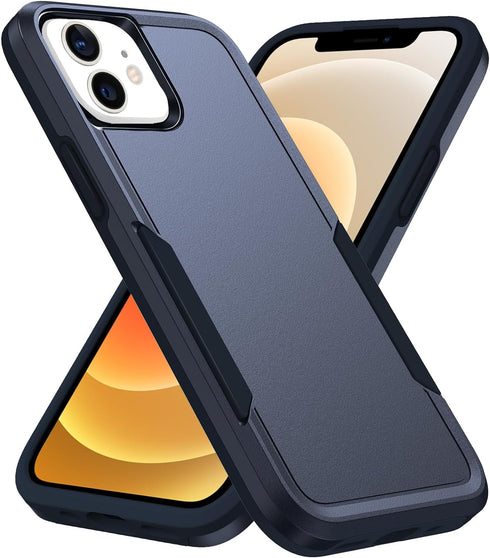 Compatible with iPhone 12 Case and 12 Pro Case, Heavy Duty Protection Shockproof Dropproof Dustproof Anti-Scratch Phone Case Cover for 12 and 12 P...