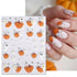 JMEOWIO 3D Embossed Halloween Nail Art Stickers Decals Self-Adhesive Pegatinas Uñas 5D Cute Pumpkin Ghost Flower Spook Nail Supplies Nail Art Desi...