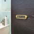 Bathroom Brass Door Sign. Traditional Style Home Décor Wall Plaque Handmade By The Metal Foundry UK....