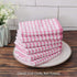 uxcell Cotton Terry Small Kitchen Dish Cloth, Absorbent and Quick Drying Cleaning Dish Rags, 15 x 10.5 Inches, Pack of 6, Pink...