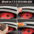 Rim Repair Kit Curb Rash, Gloss Black Rim Touch Up Paint, Wheel Scratch Repair Kit Wheel Paint Rim Paint Pen for Wheel Repair, Universal Color Bla...