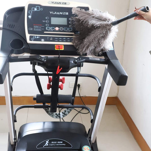 Ostrich Feather Duster, Big and Soft and Fluffy Duster,22 inch (Gray)...