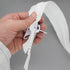 Leekayer 2PCS #10 40 Inch Heavy Duty Zippers for Sewing Separating Large Plastic Zipper White Tape with Double Pull Tab Slider, Sleeping Bag, Boat...