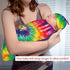 Tie Dye Colorful Rainbow Newborn Swaddle Blankets Beanie Hat Sets Soft and Stretchy Baby Blanket Swaddle Sack for Baby Shower Infant Boy and Girl...