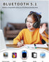 Bluetooth Kids Headphones,Wireless Kids Headphones Over Ear with Microphones,Stereo Sound,10H Playtime, Foldable&Adjustable Children Headphones,Bl...