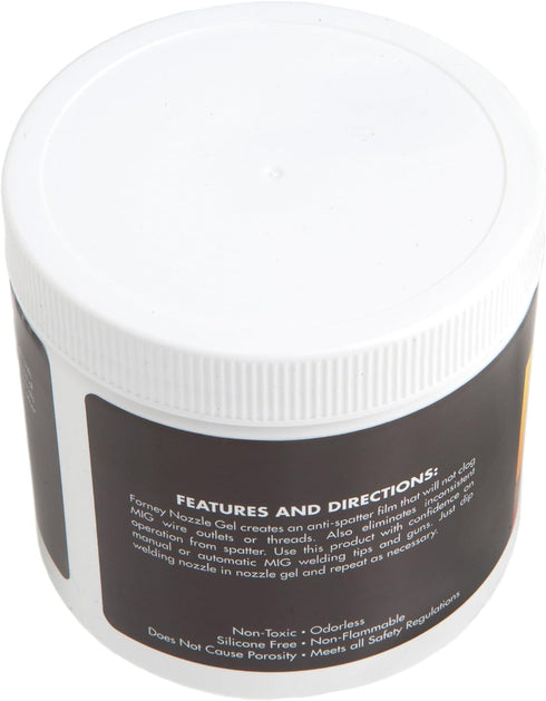 Forney 37031 Nozzle Gel For Mig Welding, 16-Ounce , White...