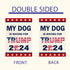 Donald Trump 2024 Garden Flag 12.5x18 Inch,Dog is Wating for Trump 2024 Garden Flag,Vote Trump for President 2024 President Small Double Sided Gar...