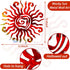 Moxweyeni 12 Inch Sun Metal Wall Art Outdoor Decor Wacky Large Sun Metal Art Sun Metal Wall Decor Pool Decorations for Home Bedroom Living Room Of...