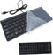 Mini Wired Keyboard(Korean-English) Ultra Thin and Light Portable 78 Keys USB Desktop, Laptop, Windows 7/8/10, Keyboard Protection Skin, Korean Ke...