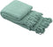 Home Soft Things Throw Blanket Knitted Tweed Throw 50'' x 60'', Silver Blue, Super Soft Cozy Warm Comfortable Breathable Throw for Living Room Cha...