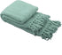 Home Soft Things Throw Blanket Knitted Tweed Throw 50'' x 60'', Silver Blue, Super Soft Cozy Warm Comfortable Breathable Throw for Living Room Cha...