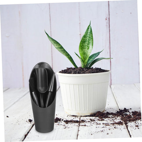 GANAZONO 2 Sets Transplanter Pots Set Sets Plant Care Accessories Garden Rake Flower Planting Tools Garden Tool Set Plastic Black Gardening Access...