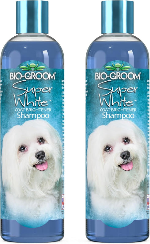 Bio-Groom Super Whitening Dog Shampoo – Whitening Pet Shampoo, Dog Bathing Supplies, Puppy Wash, Dog Grooming Supplies, Cruelty-Free, Made in USA,...