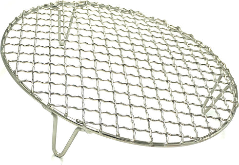Bacon Cooking Rack for Oven Use Dia 10.4" Wire Cooling Racks for Baking Round Stainless Steel Wire Cooking Racks/Carbon Baking Net/Grill/Pan Grate...