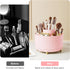 Makeup Brush Holder Organizer,360° Rotating Makeup Brush Organizer,5 Slot Make up Brushes Cup,Makeup Organizers for Cosmetics, Art Supply, Bathroo...