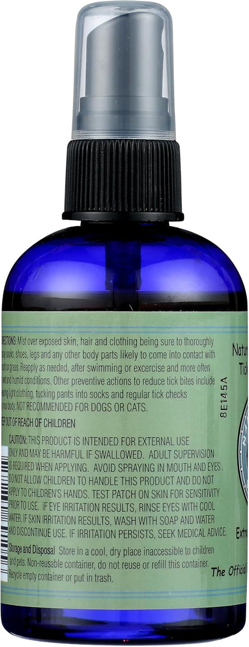 Nantucket Spider Extra Strength Tick Repellent Spray | 4 oz Extra Strength Natural Tick Repellent | Natural Tick Repellent for People | Made in US...