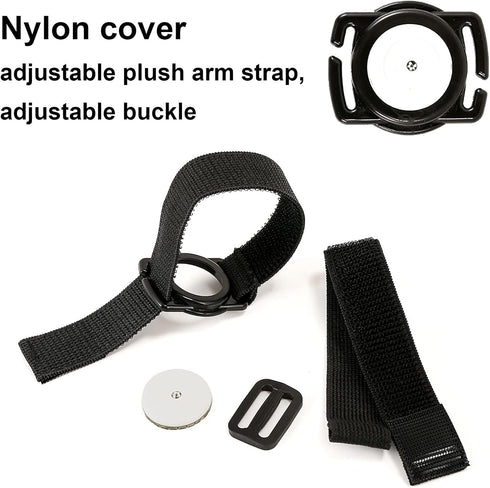 Armband for Freestyle Libre 1 & 2 14 Day, Insulin Pod Monitoring System Protection Sensor Cover Diabetes CGM Holder, 4" to 16" Adjustable Active A...