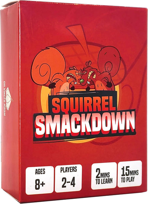 da Vinci's Room Squirrel Smackdown - The Fast Paced Strategy Card Game for 2-4 Players | Card Games for Kids 8, 9, 10, 11, 12, Teens or Adult Fami...