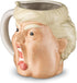 Funny Donald Trump Novelty Mug - 18 Oz - Hand Painted Donald Trump Face Shape Ceramic Coffee Mug...