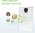 Vacuum Filter Bags for BOSCH Wet/Dry Dust Collector/vacuum Cleaner Model 3931 3931A Replacement Vacuum Filter Bags Wool Filter Bags, VAC013, White...