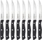 Farberware Full-Tang Triple-Riveted 8-Piece Steak Knife Set, High-Carbon Stainless Steel, Razor-Sharp Knives with Ergonomic Handle, Kitchen Knives...
