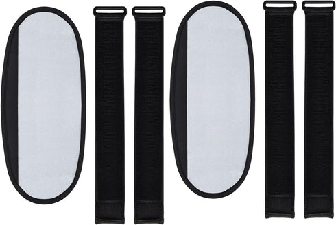 Anti-Glare Anti-Dazzle Vehicle Visor Sunshade Extender Sun Blocker for Cars, Vans and Trucks (Silver) - 2 Pieces...