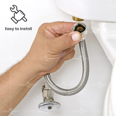 Highcraft CNCT27413-OM1 Tank Supply line, 12 in, Stainless Steel...