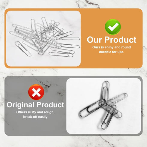 Jumbo Paper Clips,Large Paper Clips,320 Pcs Paper Clip Large for Paperwork Ideal for Home, School and Office Supplies....