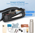 FINPAC Bike Handlebar Bag, Bicycle Front Frame Storage Pouch for Cycling, Detachable Shoulder Strap Commuter Bag for Mountain Road Bike Bicycle Sc...