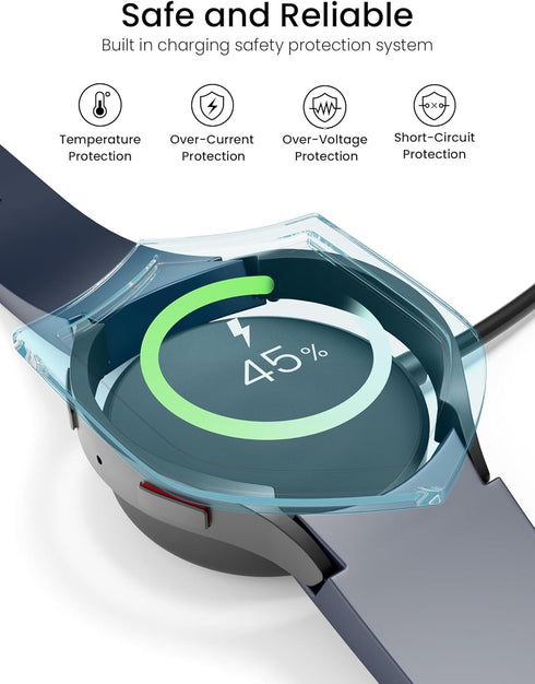 Compatible with Samsung Watch Charger USB Charge for Samsung Galaxy Watch 6/6 Classic Replacement Samsung Galaxy Watch/5/5 Pro/4/4 Classic/3/Activ...