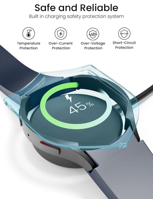 Compatible with Samsung Watch Charger,USB C Charge for Samsung Galaxy Watch 6/6 Classic Fast Replacement Samsung Galaxy Watch/5/5 Pro/4/4 Classic/...