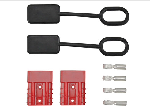 Extreme Max 5600.3102.2 Quick Connect Battery Plug for ATV/UTV Winches - 2-Pack,Red...