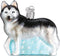 Old World Christmas Dog Collection Glass Blown Ornaments for Christmas Tree Siberian Husky...
