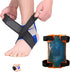 BodyMoves Kid's Ankle brace support PLUS Hot and Cold Ice Pack (Active Blue, MED for Big KIds (US 3.5-7))...
