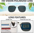Long Keeper Clip On Sunglasses - Polarized Clip-on Flip Up Sunglasses for Women Men Driving Fishing Sunglasses Over Glasses...