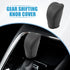 Gear Shifting Knob Cover Automatic Transmission Lever Trim for Hyundai Tucson 2015-2018 for Santa Fe 2013-2017 PU Leather Black...