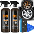 Brake Bomber Cleaner Powerful Wheel Cleaner,Bronze Bomber Non-Acid Wheel Cleaner,Perfect for Cleaning Wheels and Tires Safe on Alloy, Automobile W...