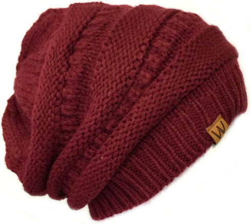 Wrapables® Winter Warm Knitted Infinity Scarf and Beanie Hat Set...