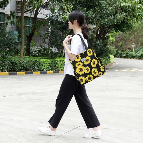 KAMO Floral Tote Bag - Waterproof Lightweight Handbags Travel Shoulder Bag for Hiking Yoga Gym Swimming Travel Beach...