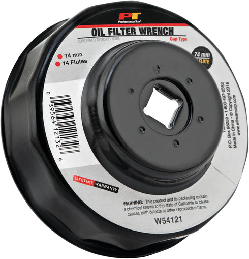 Performance Tool W54121 Oil Filter Wrench for Golf Jetta FIAT Santana Passat Siena BMW Audi Benz...