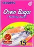 Oven Bags Cooking Roasting Bags for Chicken Meat Ham Seafood Vegetable - 15 Bags (13.8 x 17 IN)...