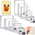 10PCS Rectangle Cookie Cutter Square Cookie Mold Stainless Steel Rectangle Biscuit Molds Square Pastry Molds Fondant Cake Cookie Cutter Set 1 Inch...
