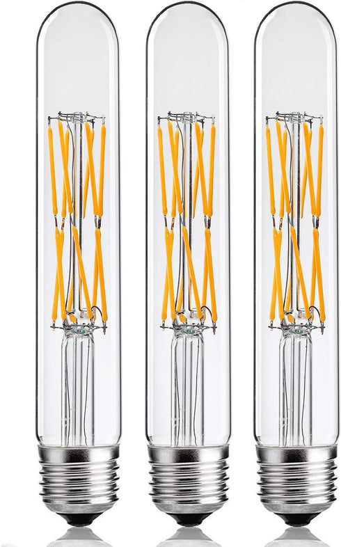 Leools T10 Led Bulbs,12W Dimmable Tubular Led Bulb,100 Watt Equivalent Edison Style Vintage LED Filament Light Bulb, E26 Long Tube Bulb,2700K Soft...