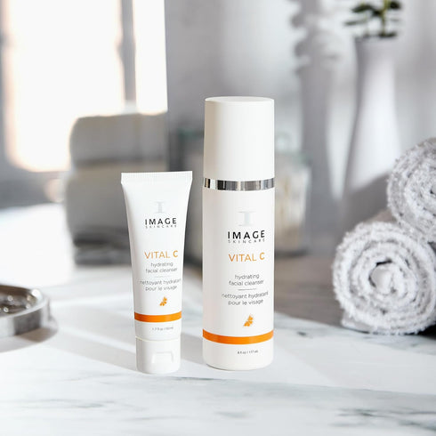 IMAGE Skincare, VITAL C Hydrating Facial Cleanser, Gentle Face Wash with Vitamin C, E and A...