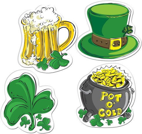 Pkgd St Patrick's Day Cutouts (4/Pkg)...