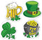 Pkgd St Patrick's Day Cutouts (4/Pkg)...