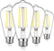 MAXvolador Vintage LED Edison Bulb Dimmable 60W Equivalent 850 Lumens, 6W Edison Light Bulbs 5000K, Antique ST58 LED Filament Bulb E26 Base, Pack ...